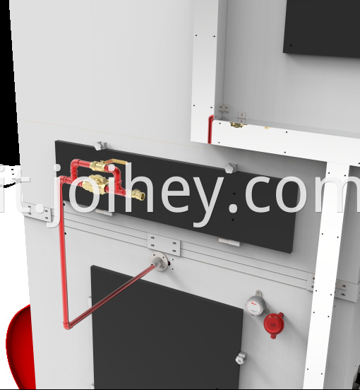 Filter water spray system 1